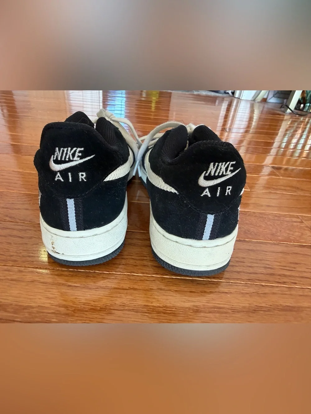 Nike AF1 Low Black Gray Sails Air Force One 7Y